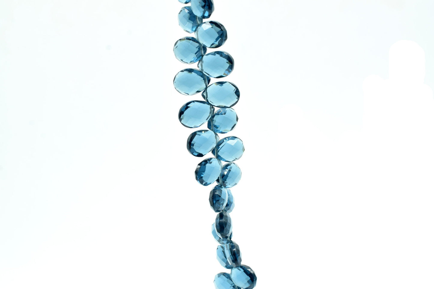 Moss kyanite Pear Shape Faceted Beads,8x12mm Pear Shape briolettes,Natural Moss kyanite Faceted Beads,50pcs pear Strand,9 Inches Strand