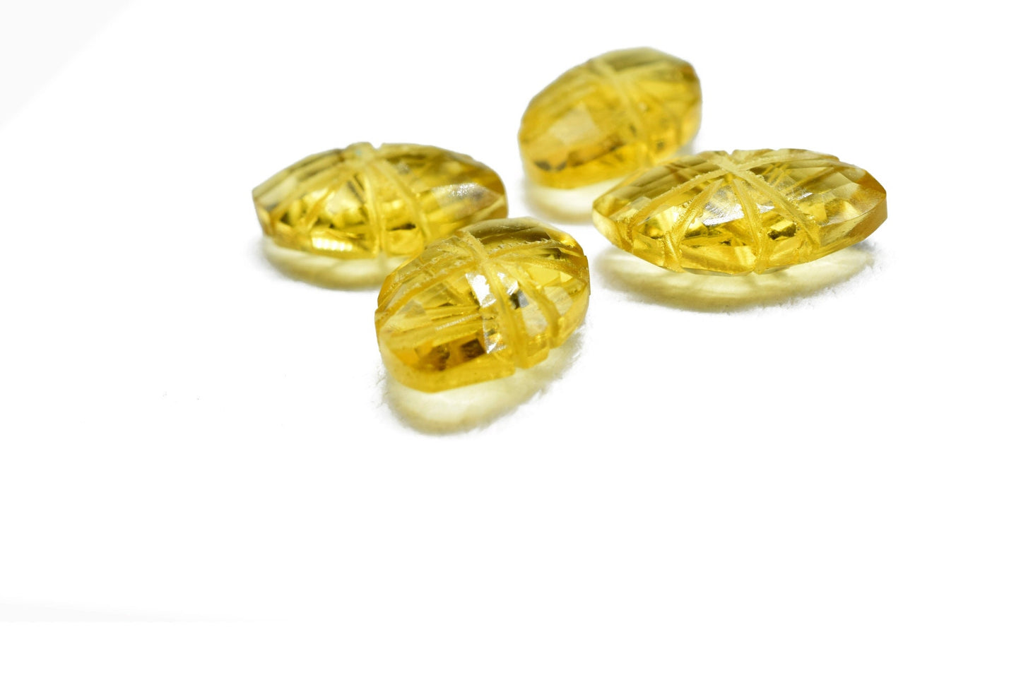 Citrine Carving Shape Marquise Briolettes,12x18mm Carved Marquise Beads,Gemstone For Jewellery,Carved Gemstone,Citrine Earring Beads,Gift