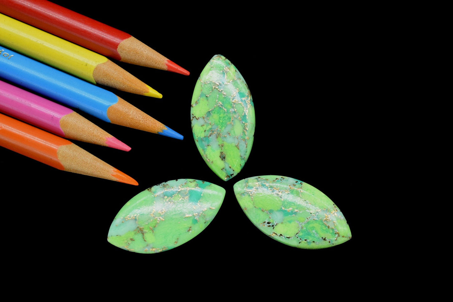 Green Copper Turquoise Marquise Shape Briolettes,15x30mm Marquise Turquoise Briolettes,Turquoise Beads, Green Copper Turquoise Briolette