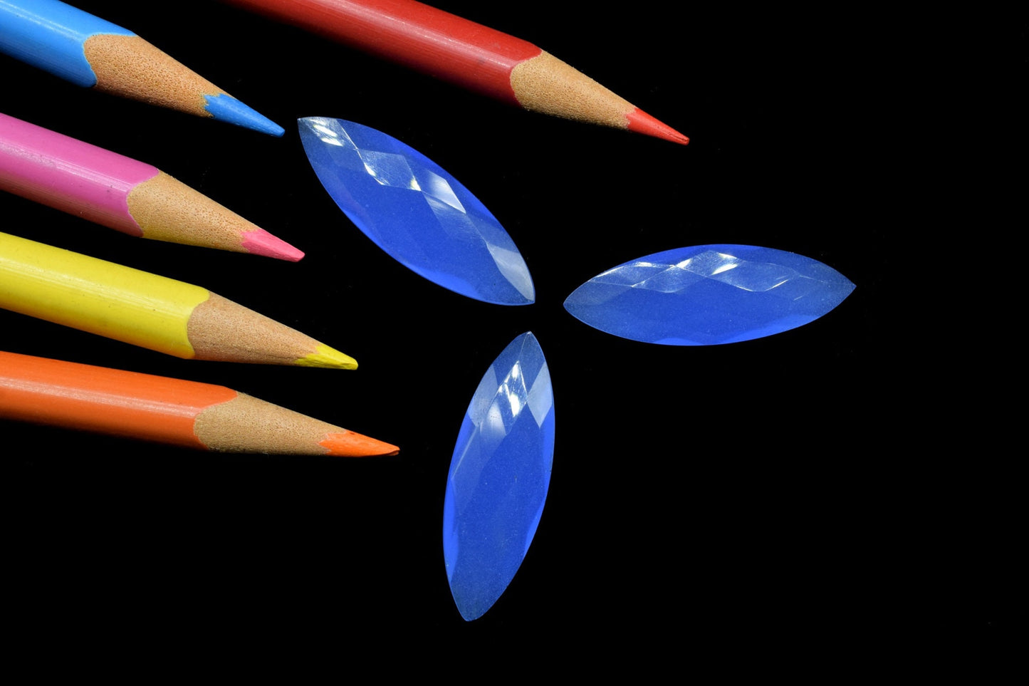 Blue Chalcedony faceted marquise beads,10x30mm marquise briolettes,Spiky beads,jewelry making beads,Gemstone briolettes,fancy gemstones