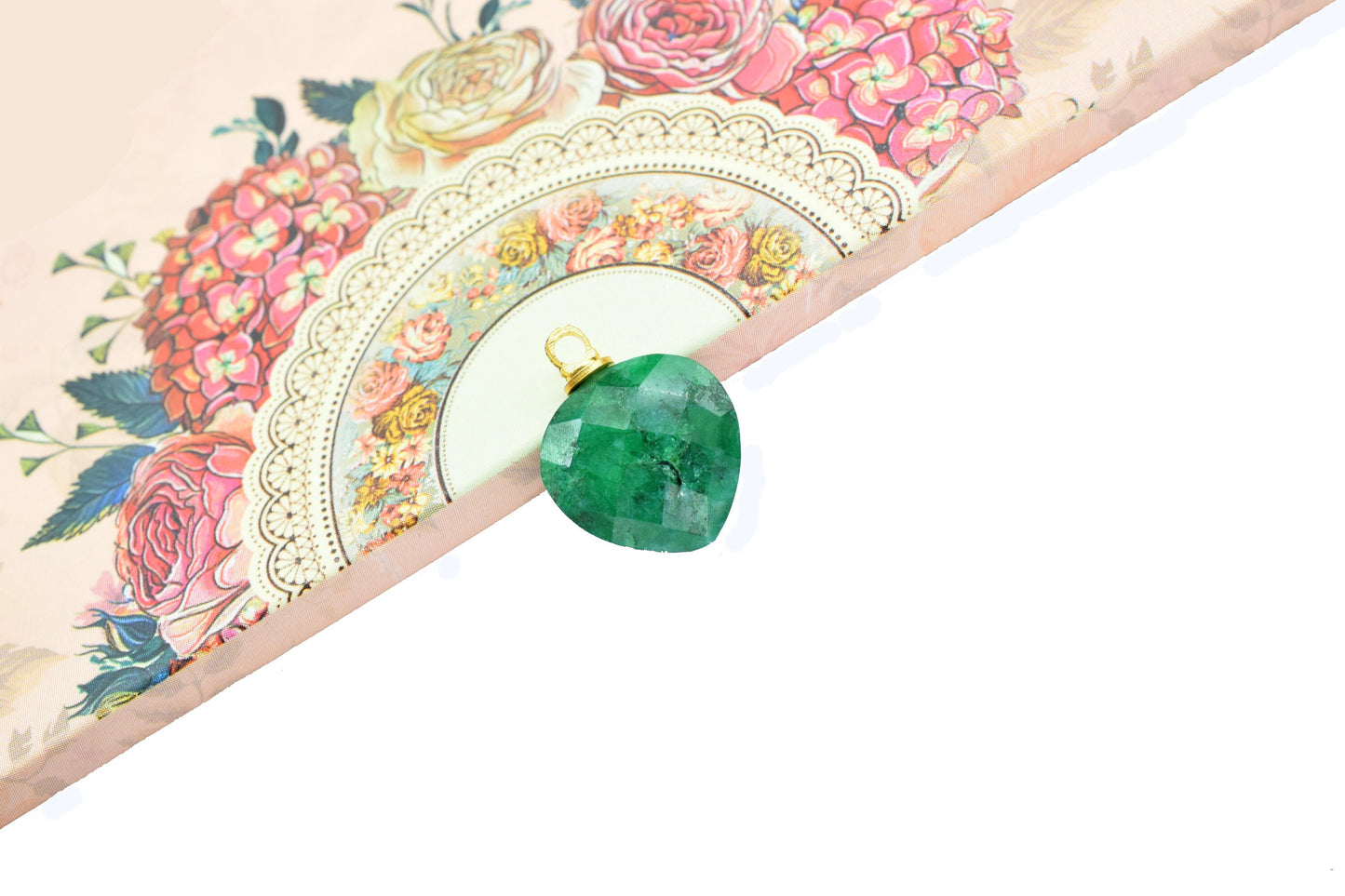 Handmade Single Bail Connector,Craft Supplies Link,Finding Component,Beads Jewelry,Gemstone Briolettes Pendants,Heart Shape Pendant Charm