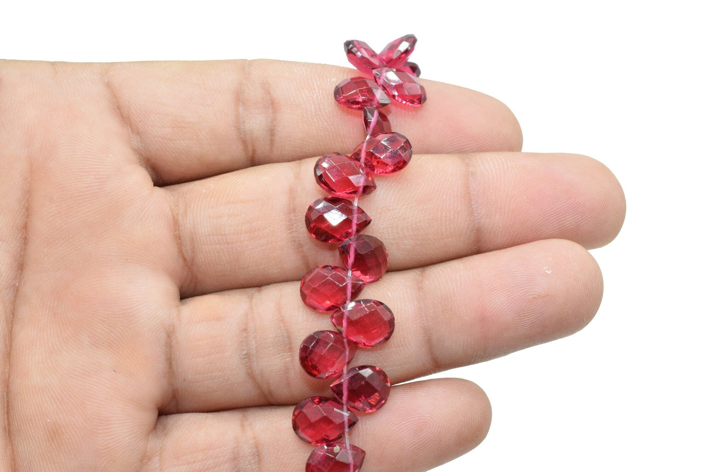 Pink Tourmaline Teardrop 7x10mm Briolettes,Natural Gemstone Teardrop Briolette,Super fine Pink Tourmaline briolette,jewelry making briolette