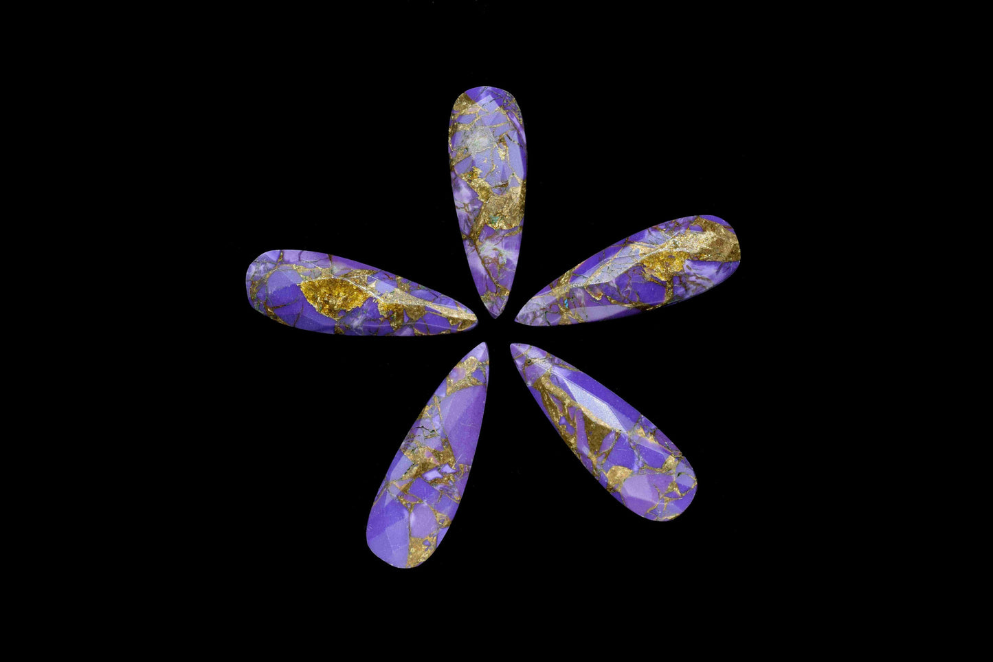 Purple Copper Turquoise Faceted Briolette,Gemstone 10x30mm Teardrop,Purple Turquoise Teardrop,Copper Turquoise jewelry,Jewelry Making,Gift