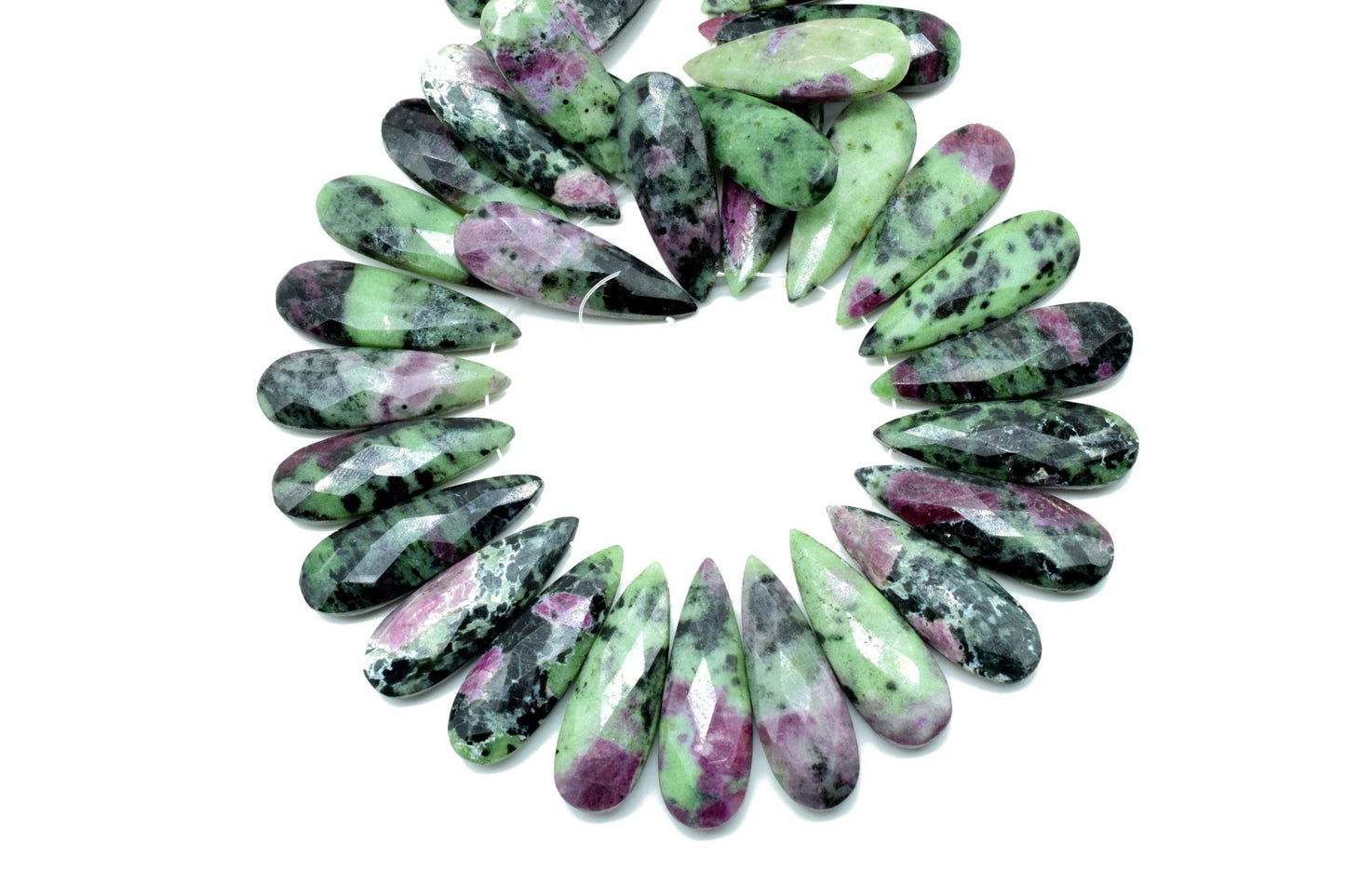 Natural Ruby Zoisite Long drop 10x30mm Briolettes,Ruby Zoisite Briolette,Ruby Zoisite Tear Drop Briolettes,jewelry supplies,jewelry making