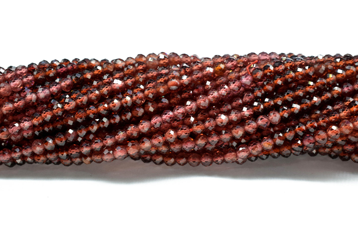 Natural Mozambique Garnet Faceted Beads,Gemstone Beads Strand,Shaded Garnet Beads,Micro faceted beads,Mozambique beads Strand Jewelry Gift