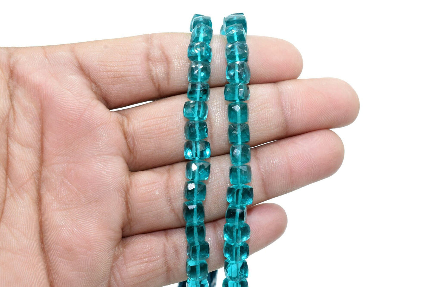 Neon Apatite Faceted Square Dice Cube,10mm Faceted Cube Beads,Neon Apatite Square Dice Beads,square Dice nugget,jewelry making beads,3D Box