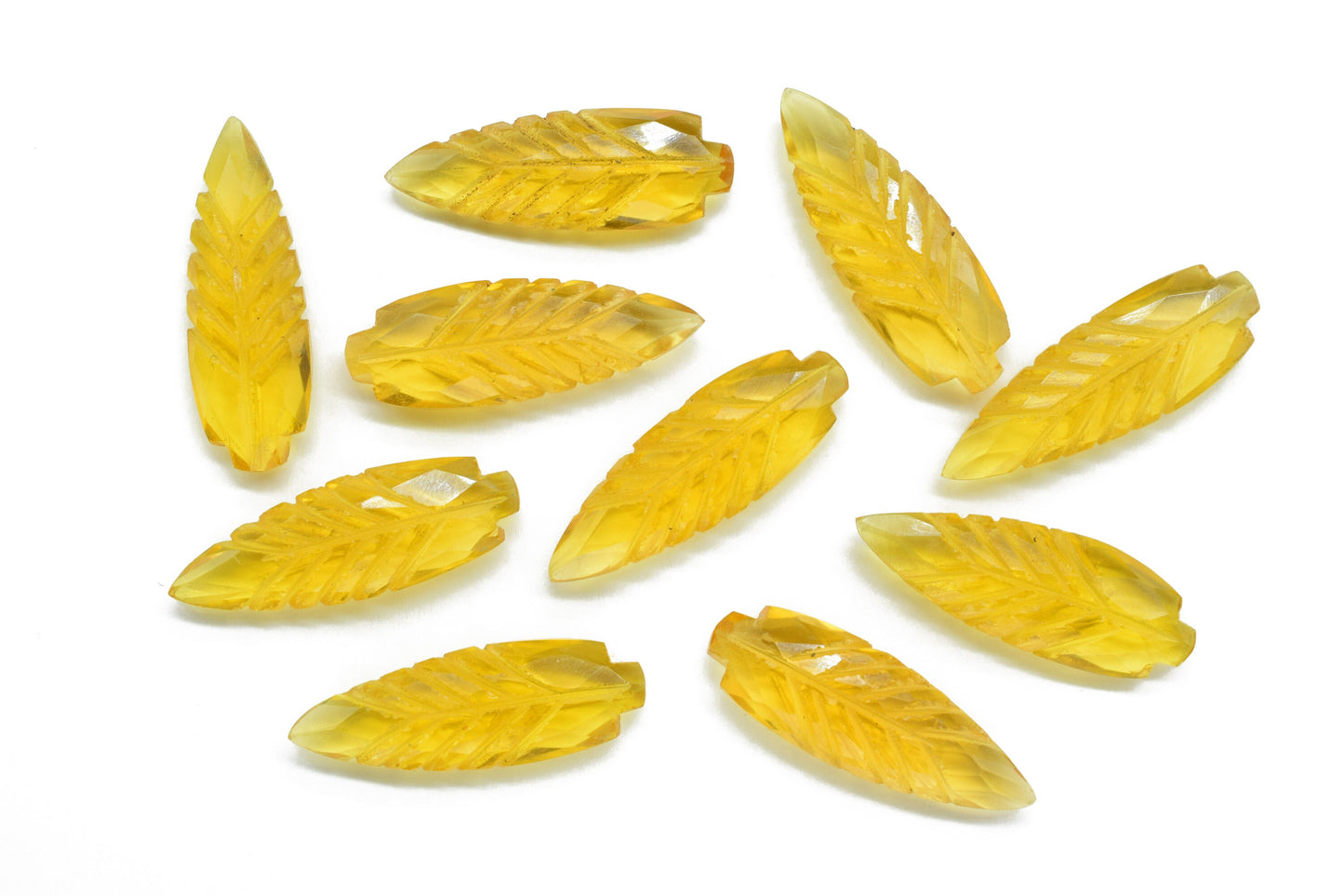 Citrine 10x30mm Pear Shape Faceted carved Briolette,Citrine Carving Briolettes,Citrine Leaf Shape Carved Briolettes,Citrine Carving Teardrop