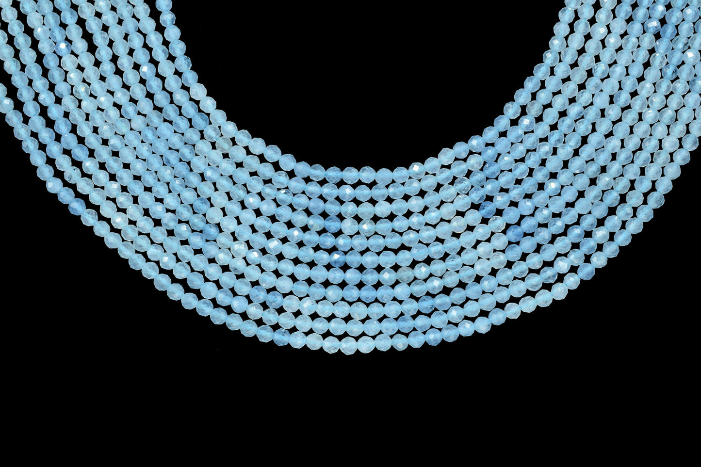 AAA Sky Topaz Faceted Beads,Gemstone Beads Strand,3mm Rondelle,Sky Topaz Beads,Micro faceted beads,Sky Topaz Strand Beads Jewelry Gift