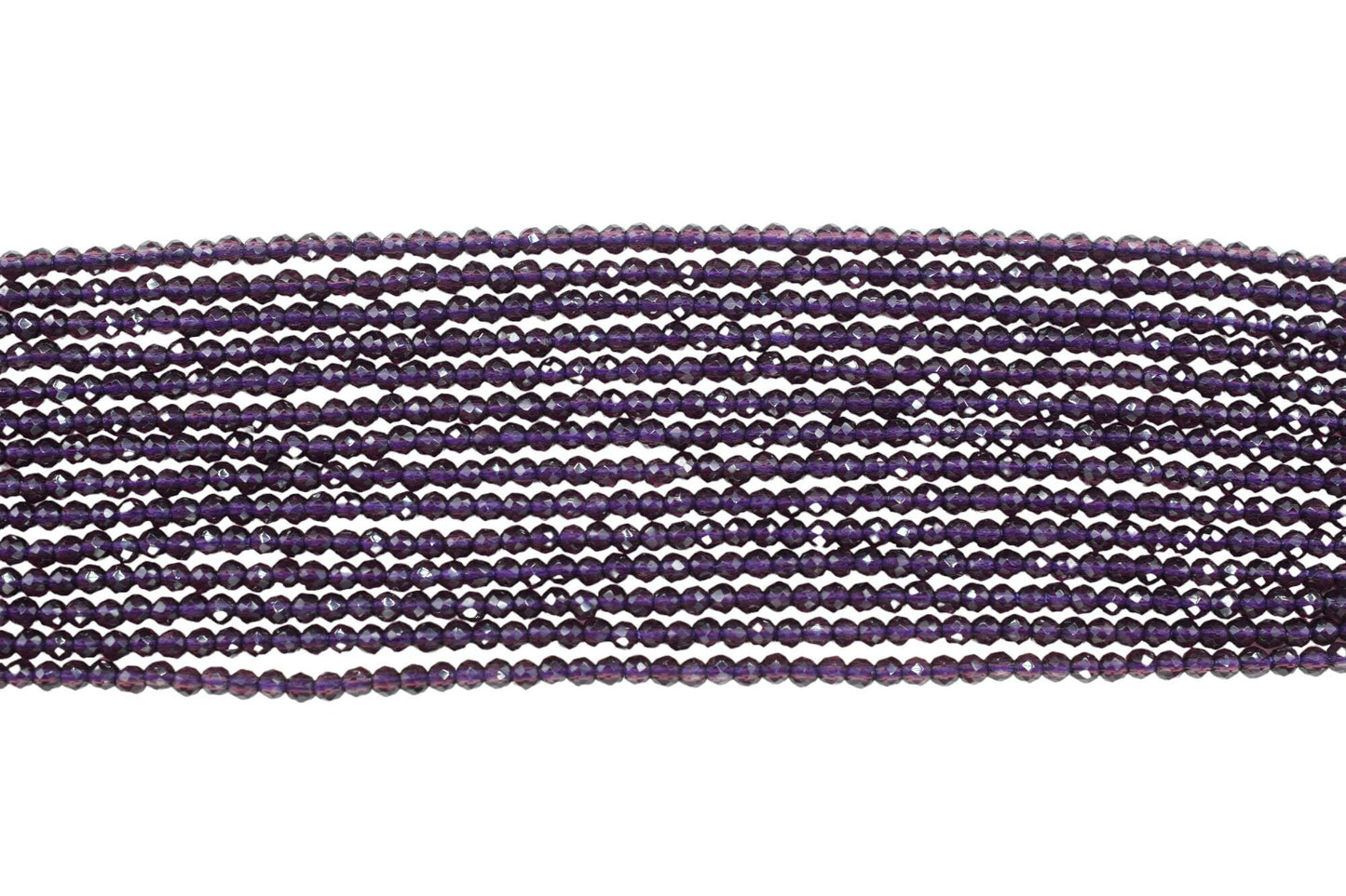 Amethyst Faceted Beads/Beads Strand/Jewerly Making Beads/2mm Amethyst Beads Strand/Loose Gemstone Beads/Rondelle Beads/Amethyst Strand