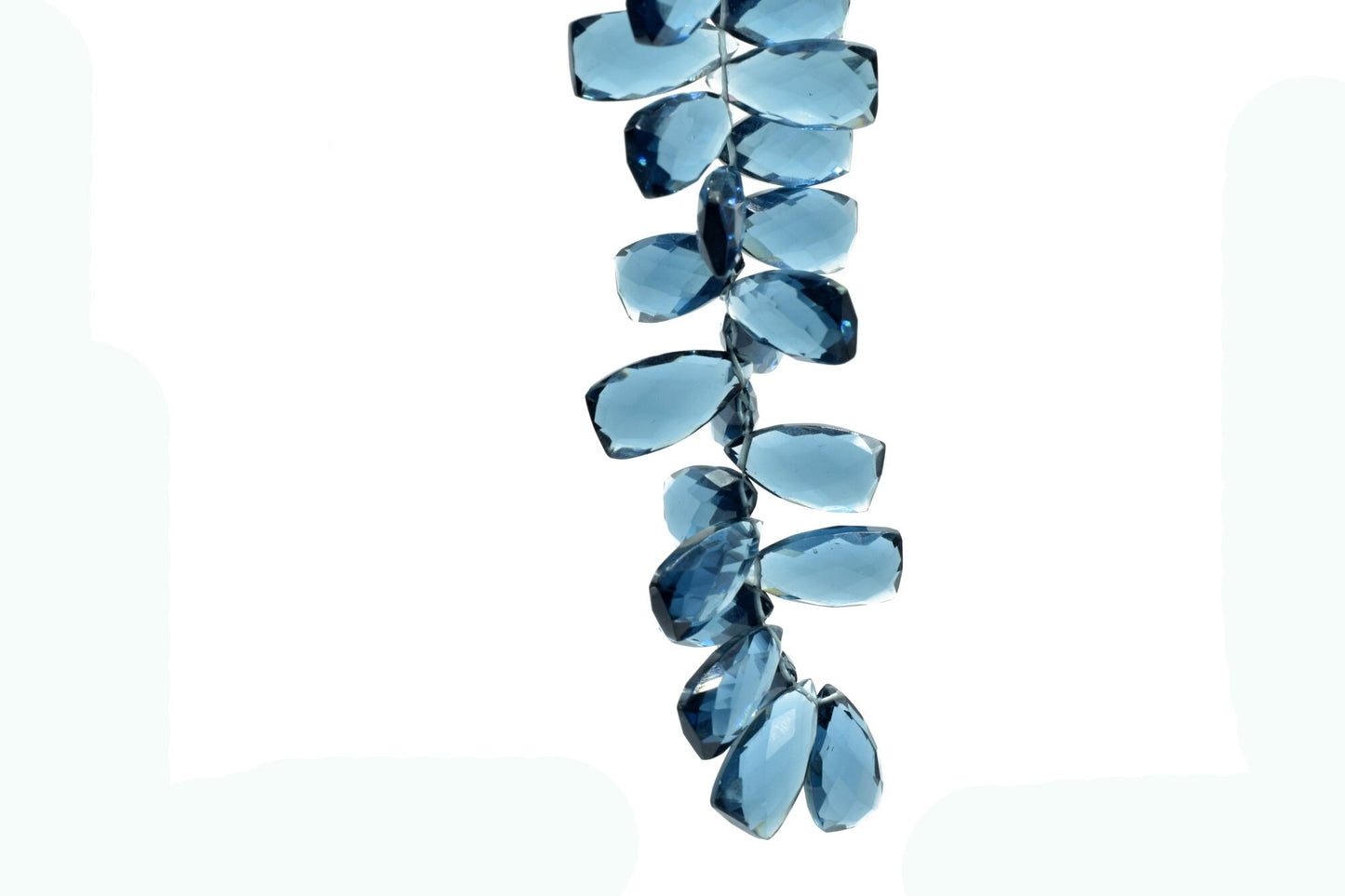 Kyanite Triangle Shape Faceted beads,10x18mm Triangle Shape,Jewelry Making Gemstone Beads,Long Triangle beads,Natural Gemstone Briolette