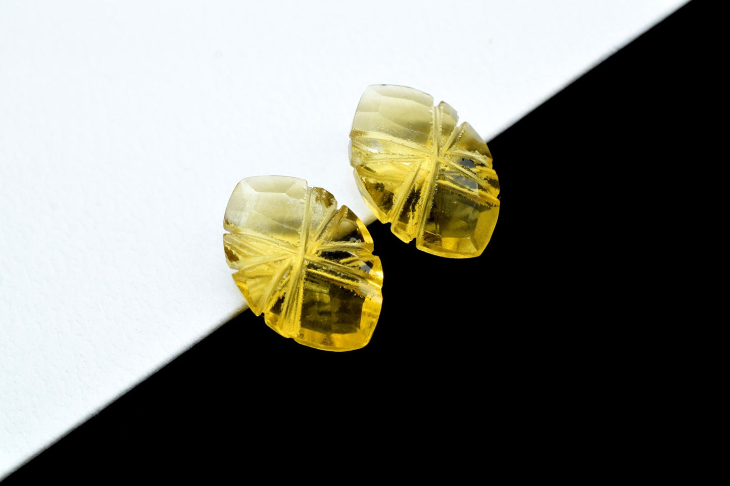 Citrine Carving Shape Marquise Briolettes,12x18mm Carved Marquise Beads,Gemstone For Jewellery,Carved Gemstone,Citrine Earring Beads,Gift