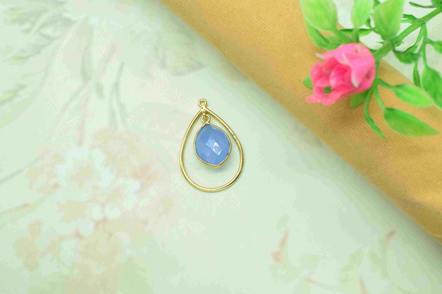 Gemstone Bezel Connectors,Finding Teardrop Pendants,Handmade Components,Beads Pendant Jewelry,Components Dangle Earrings,Station Link Supply