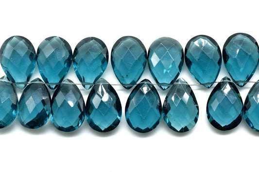 Moss Kyanite 10X15mm Faceted Pear Shape Briolettes,Jewelry Making Gemstone,Finest Quality Briolettes,Kaynite Briolette,Kaynite Teardrop bead