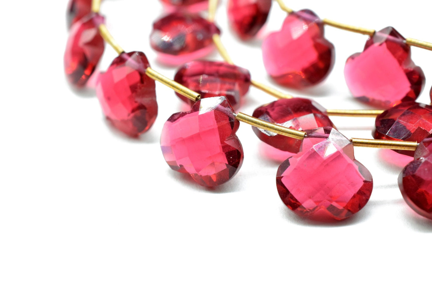 PINK TOURMALINE Carved Gemstone Fancy Shaped Gemstone drilled Briolettes,Pink Tourmaline carved beads,Tourmaline faceted beads,Tourmaline