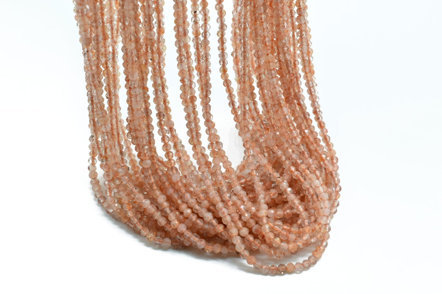 Sunstone beads,Orange color beads,2.5mm beads,AAA quality bead,Micro Faceted Beads,Semi Precious beads,Gemstone Faceted Beads,13 inch beads