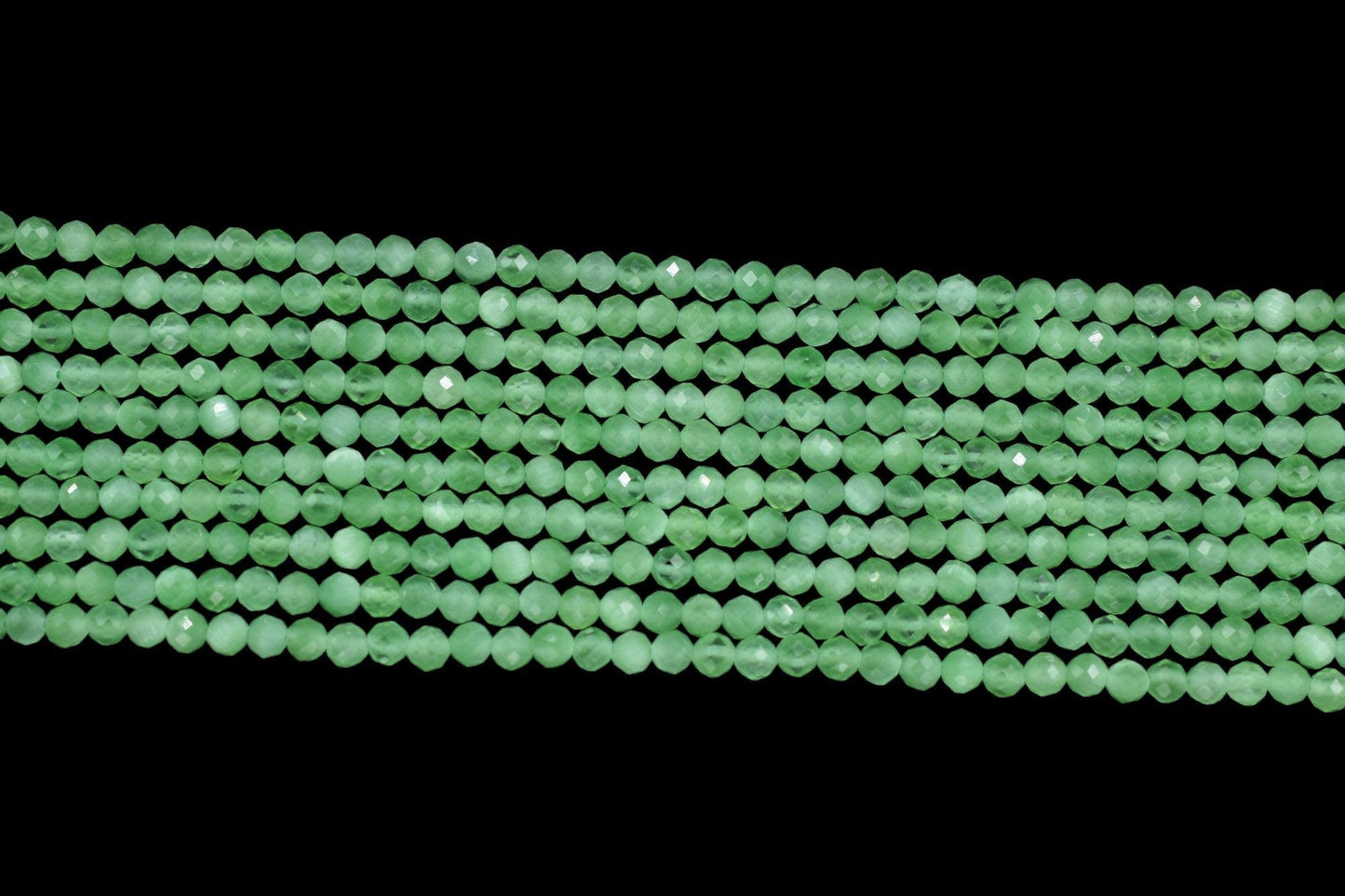 Green Amethyst AAA Faceted beads/Green Stone Beads/Rondelle Beads/Jewerly Making Beads/Micro Cut Beads/Loose Gemstone Beads/Wholesale Beads