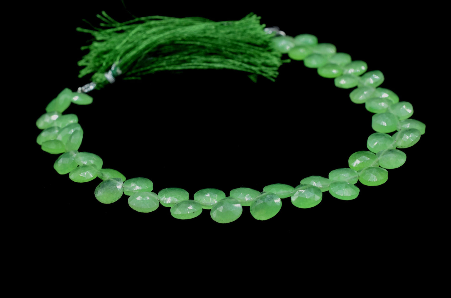 Prehnite Faceted 6mm To 7mm Heart Shape Briolettes,Prehnite Heart jewelry Making Supplies,Prehnite strand,Green Gemstone Heart Beads,Gift