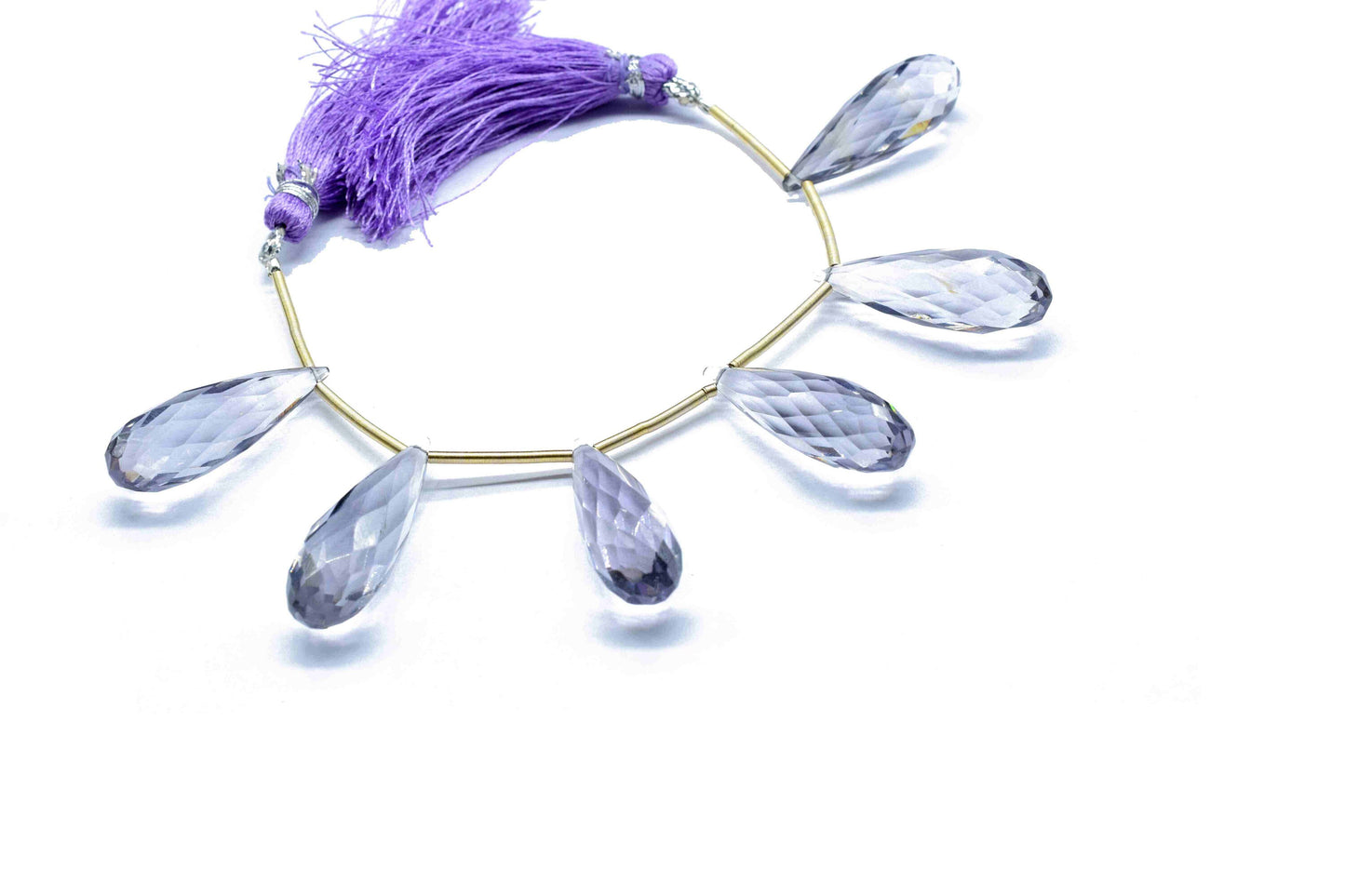 Amethyst Teardrop Faceted Briolettes,Purple Gemstone 10x30mm Teardrop Beads,Amethyst Gemstone Drop,Jewelry Making, Amethyst Teardrop Jewelry