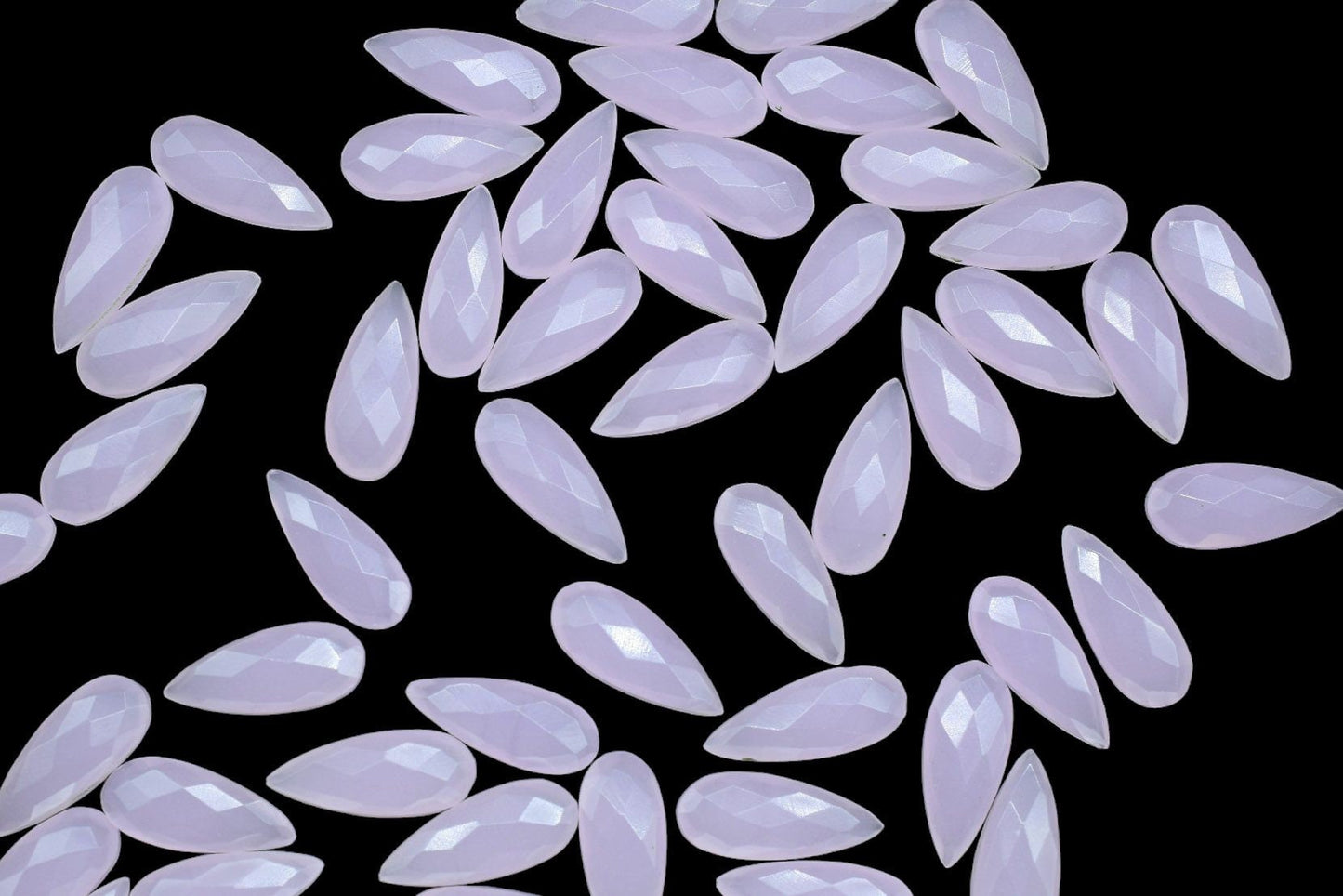 Rose Quartz Pear Shape Briolette/Handmade Jewelry/Jewelry making Stone/Faceted Stone/Gemstone Beads/8x20mm Beads/Rose Quartz Stone/Gift