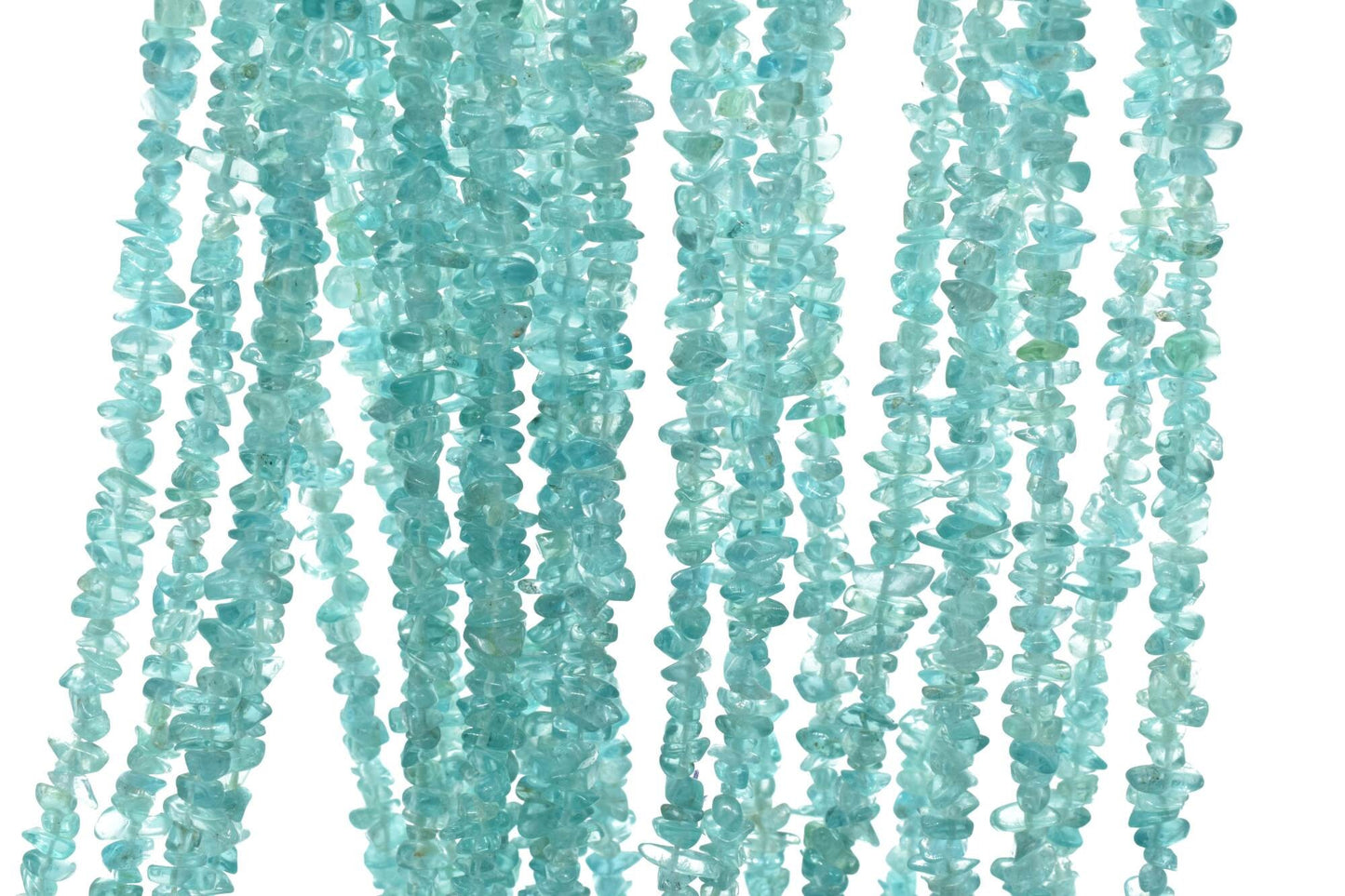 Apatite Chip Beads Strand,Apatite Chips String Gems Chips Strand Ocean Green,Natural Sky Blue Nugget Bead, Gemstone Mineral,Semi Transparent