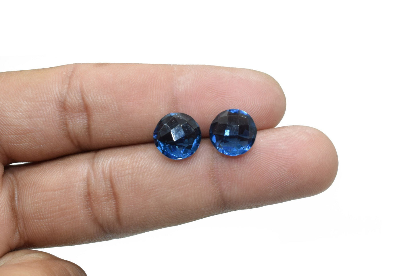 Iolite Quartz 10mm Coin Faceted Beads,Iolite Coins Shape Briolette,Faceted Coin Shape Beads,Natural Gemstone Coin Berad,Quartz Jewelry bead