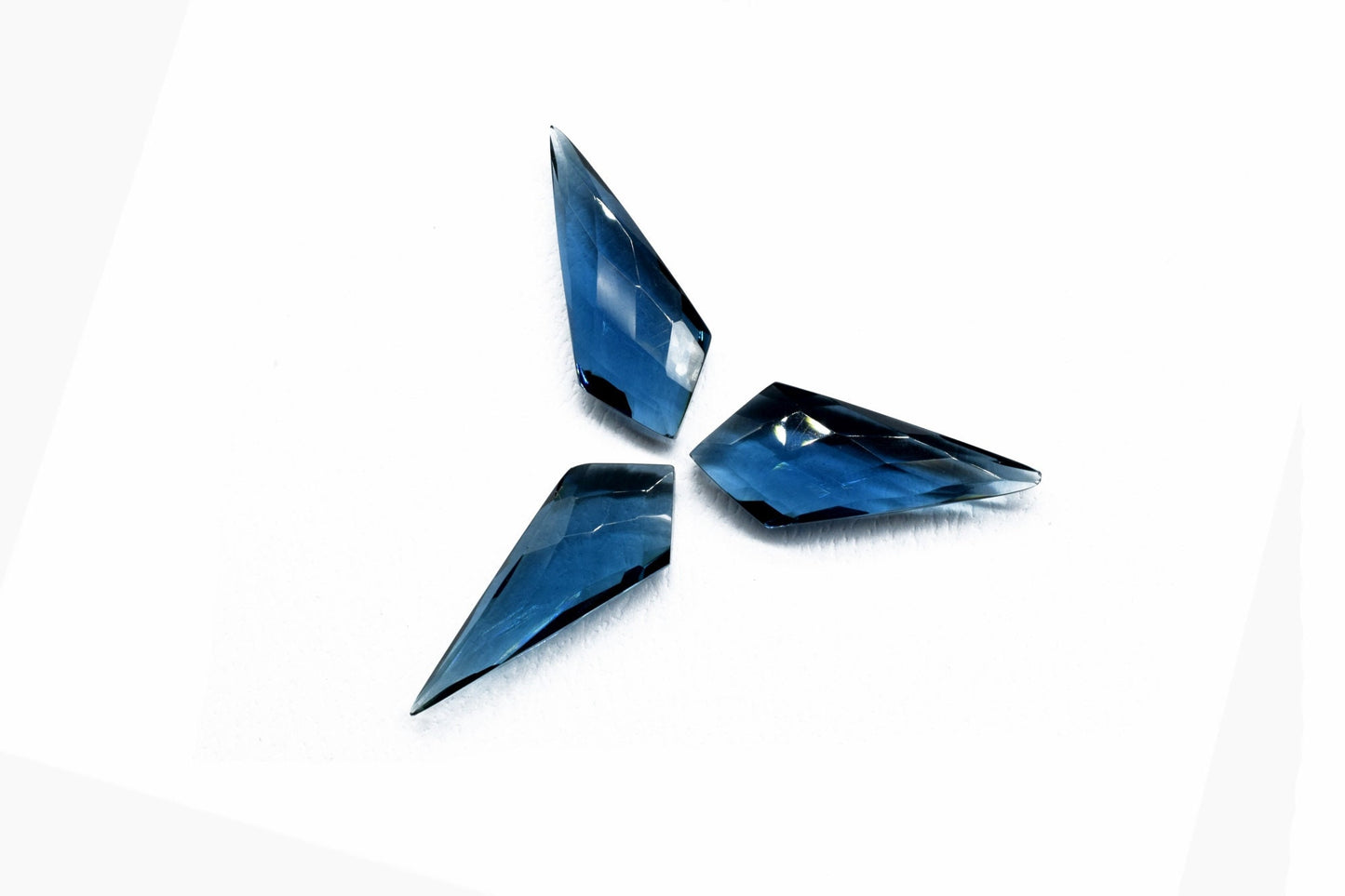 Iolite Quartz Pear Shape Faceted Brioletts,12X27mm Teardrop,Gemstone For Jewelry,Iolite Jewelry Beads,Pear Beads Suppliers,Blue Quartz Beads