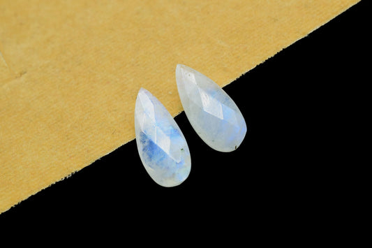 Rainbow Moonstone 8x20mm Faceted Pear Shape Briolettes,Moonstone Teardrop Beads,Calibrated Faceted Beads,pear Beads,Moonstone jewelryBeads