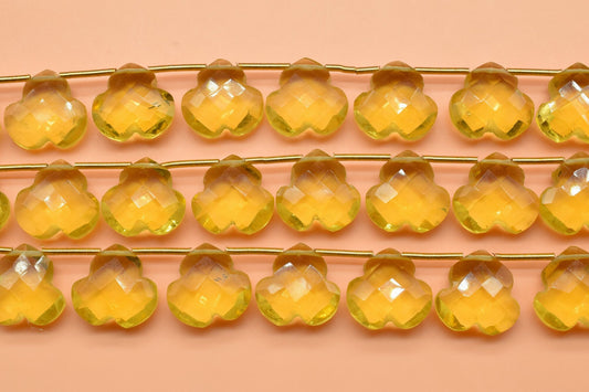 Citrine Fancy faceted Handmade Carved briolettes,Orange Color Carved Briolette,Carved Briolettes,hand carving beads,Side drilled briolettes