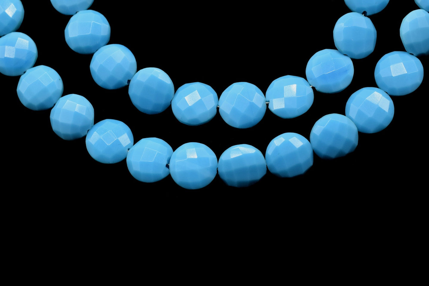 Turquoise Gemstone 8mm Faceted Coin Briolettes,Coin Shape Faceted Beads,Gemstone Briolettes,Wholesale Beads&Briolettes- Loose Gemstone Beads