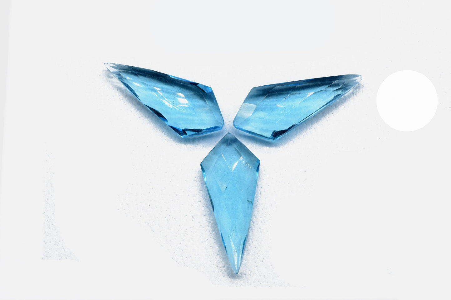 Sky Blue Topaz Fancy Pear Shape Beads,12x27mm Peardrop Briolettes,B T Quartz Pear Shape Briolettes,Drill Gemstone,Hydro Quartz jewelry,Gift