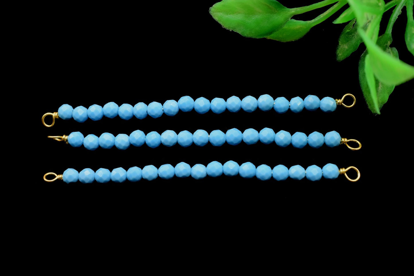 Turquoise Beaded Bar Pendant,Necklace Connector,Turquoise Bar Necklace,Bridal Jewelry,Dainty Necklace,Turquoise jewellery,Turquoise Pendant