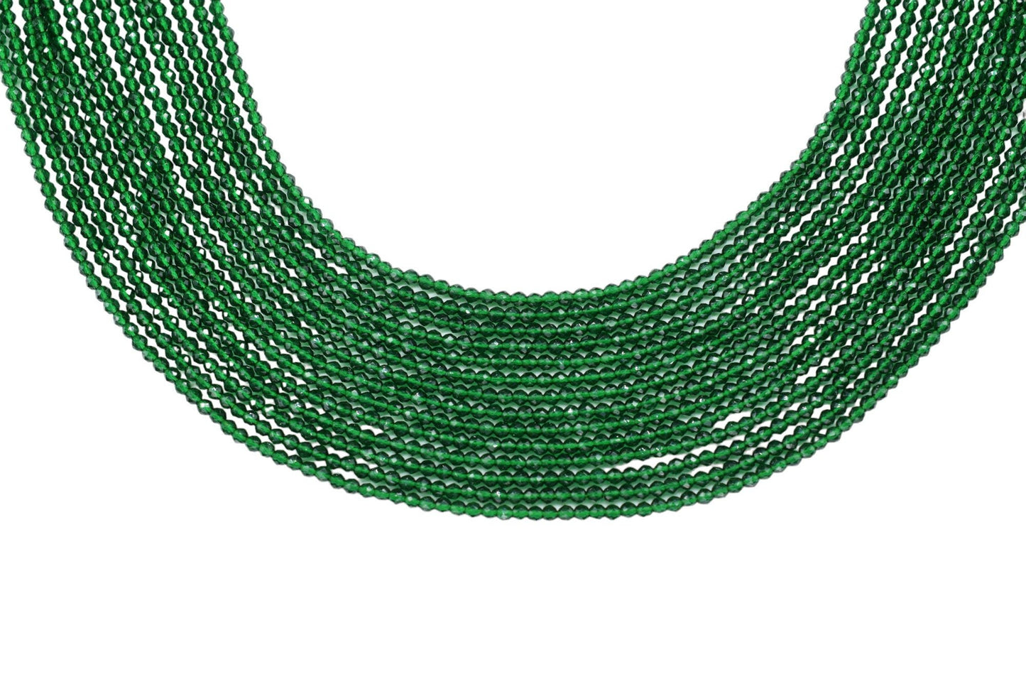 Green Onyx Faceted Beads/Beads Strand/Jewerly Making Beads/2mm Green Beads Strand/Loose Gemstone Beads/Rondelle Beads/Amethyst Strand