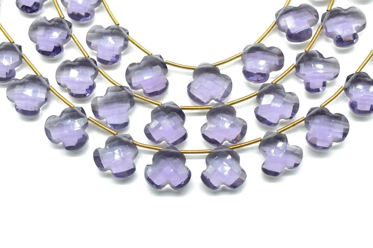 Amethyst fancy Shape Faceted Briolette| Carved Drill Fancy Briolette 5 inch Strand | 10 Pieces,Side Drill |Gemstone Beads for jewelry making
