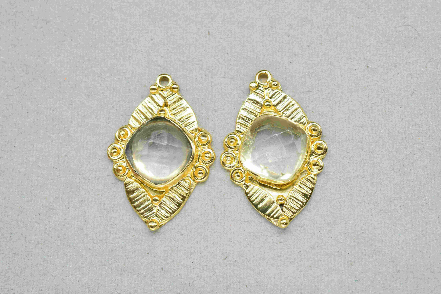 Moonstone 10mm Cushion Shape Connector,Moonstone Connectors Post Stud,Moonstone Cushion Studs,Finding Connector,Jewelry Making Supplies,Gift