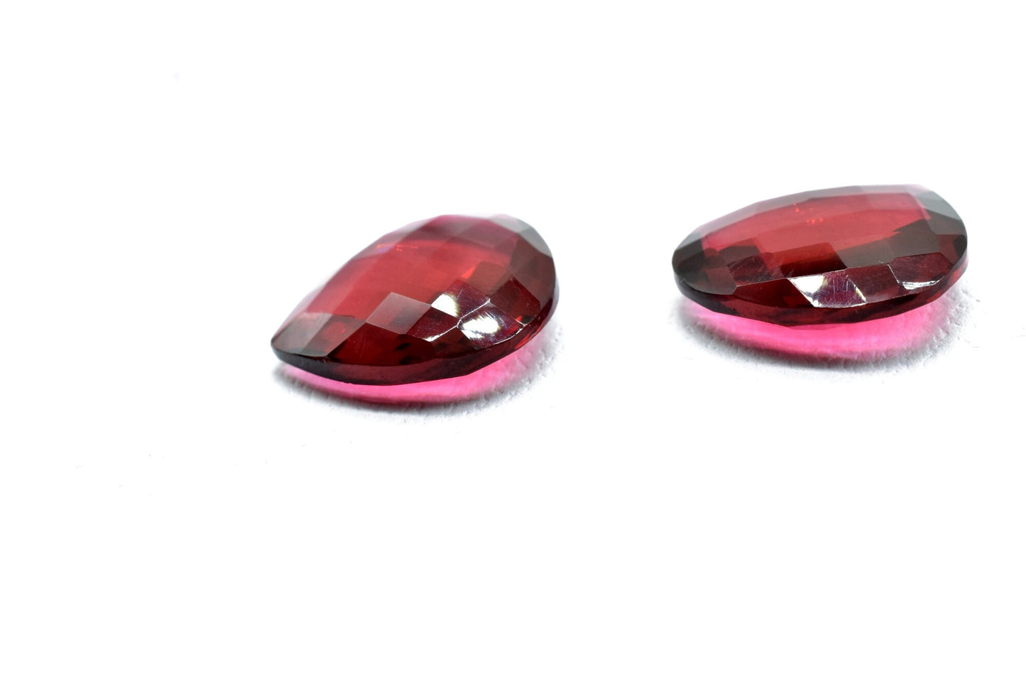 Pink Tourmaline Quartz 20mm Faceted Heart Shape Briolettes,Pink Tourmaline Heart Shape,Heart Shape Briolette Beads,Gemstone In low Price