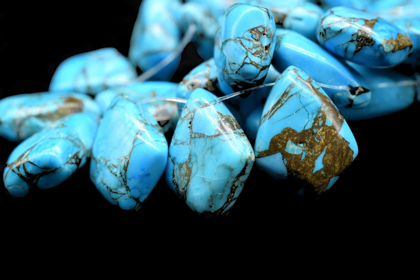 Smooth Kite 12x16mm Shape Briolette Beads,Jewelry Making Gemstone, Kite Shape Beads,Sky Blue Copper Turquoise Smooth Beads,Kite Shape Beads