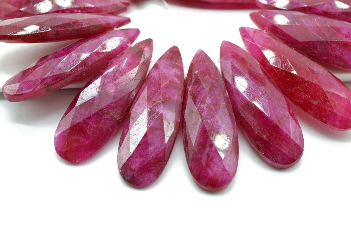 Natural Ruby Long drop 10x30mm Briolettes, Briolette, Ruby Tear Drop Briolettes,Ruby jewelry supplies, drops, jewelry making beads