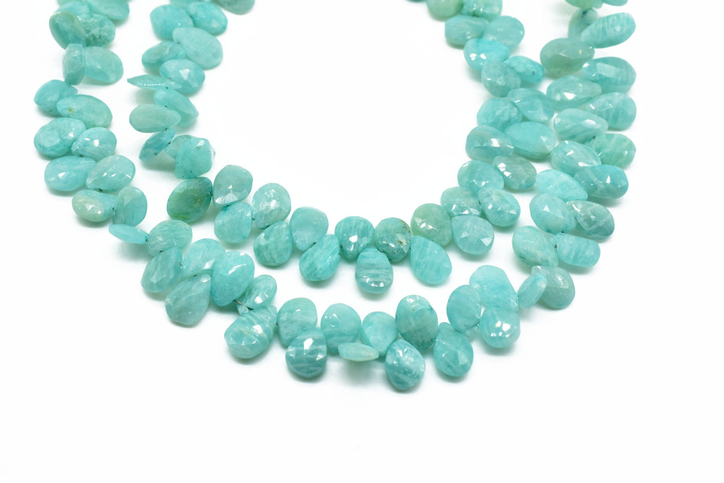 Amazonite Pear Shape Faceted Beads,Jewelry Making Craft,AAA Quality Amazonite Briolette,teardrop,Amazonite Beads,6x8 Amazonite pear shape