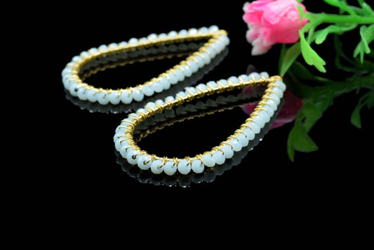 Aqua chalcedony Wrapped Earring, Gemstone Component, Findings Earring Component, Connector Jewelry,Handmade Earring,Dangle Earring Component