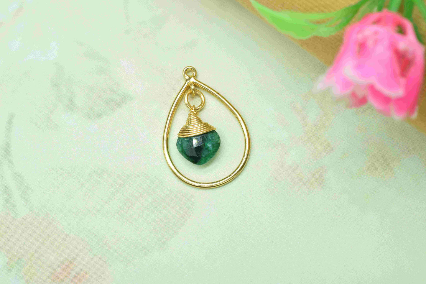 Natural Gemstone Earring,Handmade Wire Wrapped Connectors,Finding Earring,Components Dangle Earrings,Station Link Supply,Pendant Jewelry