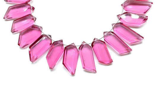 Light Pink Tourmaline Fancy shape briolette,Tourmaline Briolettes,Pink Tourmaline faceted bead,Pink Gemstone Briolette,jewelry making supply