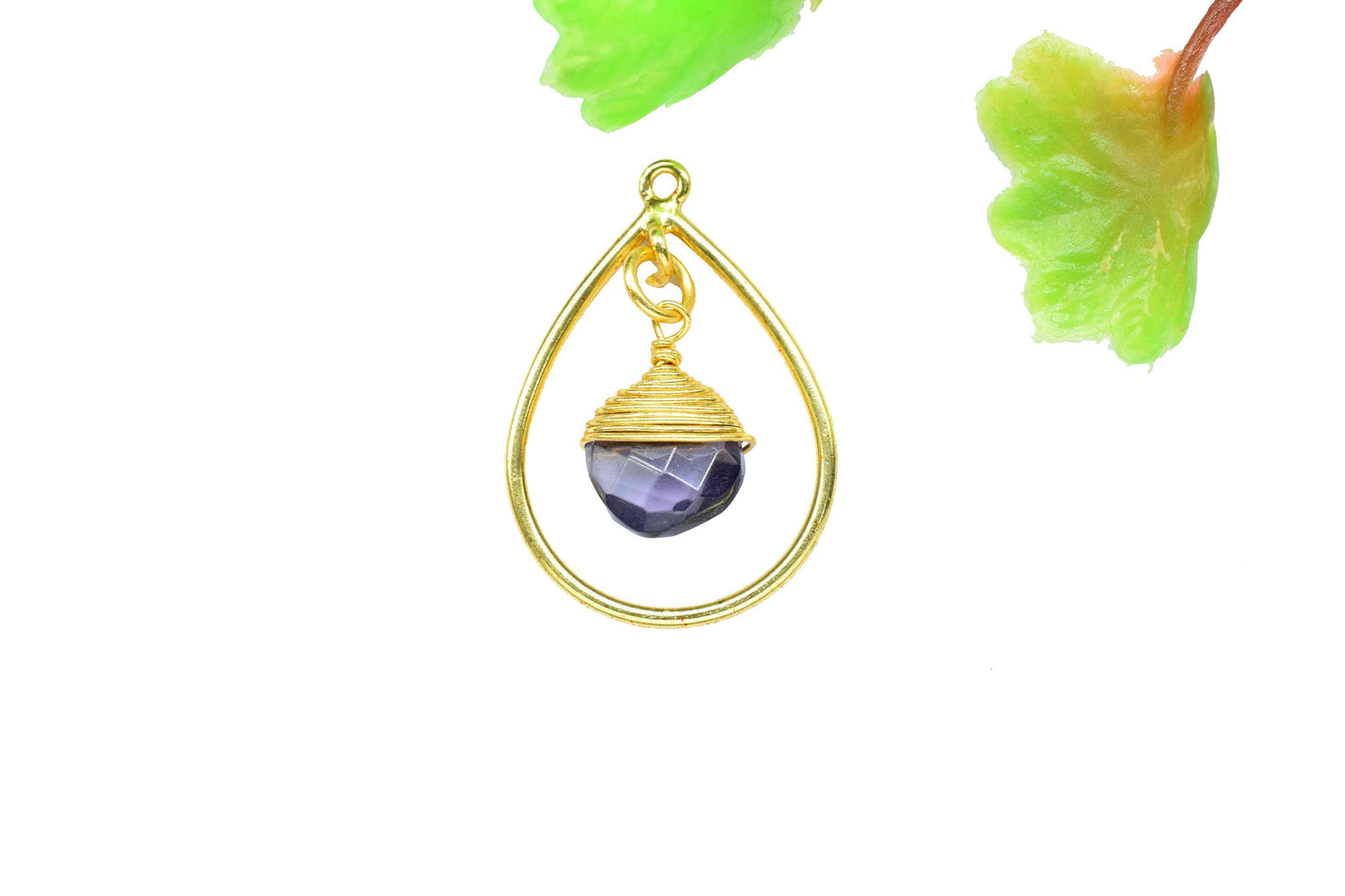 Natural Gemstone Earring,Handmade Wire Wrapped Connectors,Finding Earring,Components Dangle Earrings,Station Link Supply,Pendant Jewelry