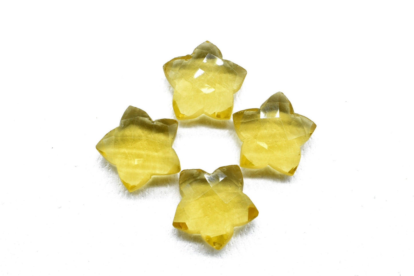 Citrine 14mm carved star shape Briolettes,star shape Faceted Briolette,Gemstone,Hand Carved Briolette,Carving Gemstone,Carved stones