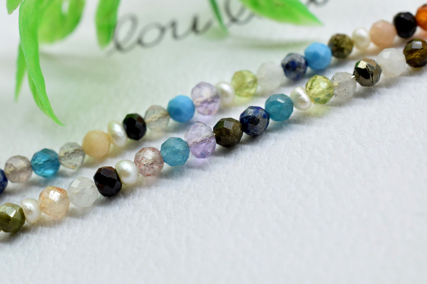 Multi Gemstone Beaded Pendant,Beaded Bar Necklace,dainty beaded Necklace,handmade jewelry,Necklace Connector,Minimalist Jewelry,mom's Gift