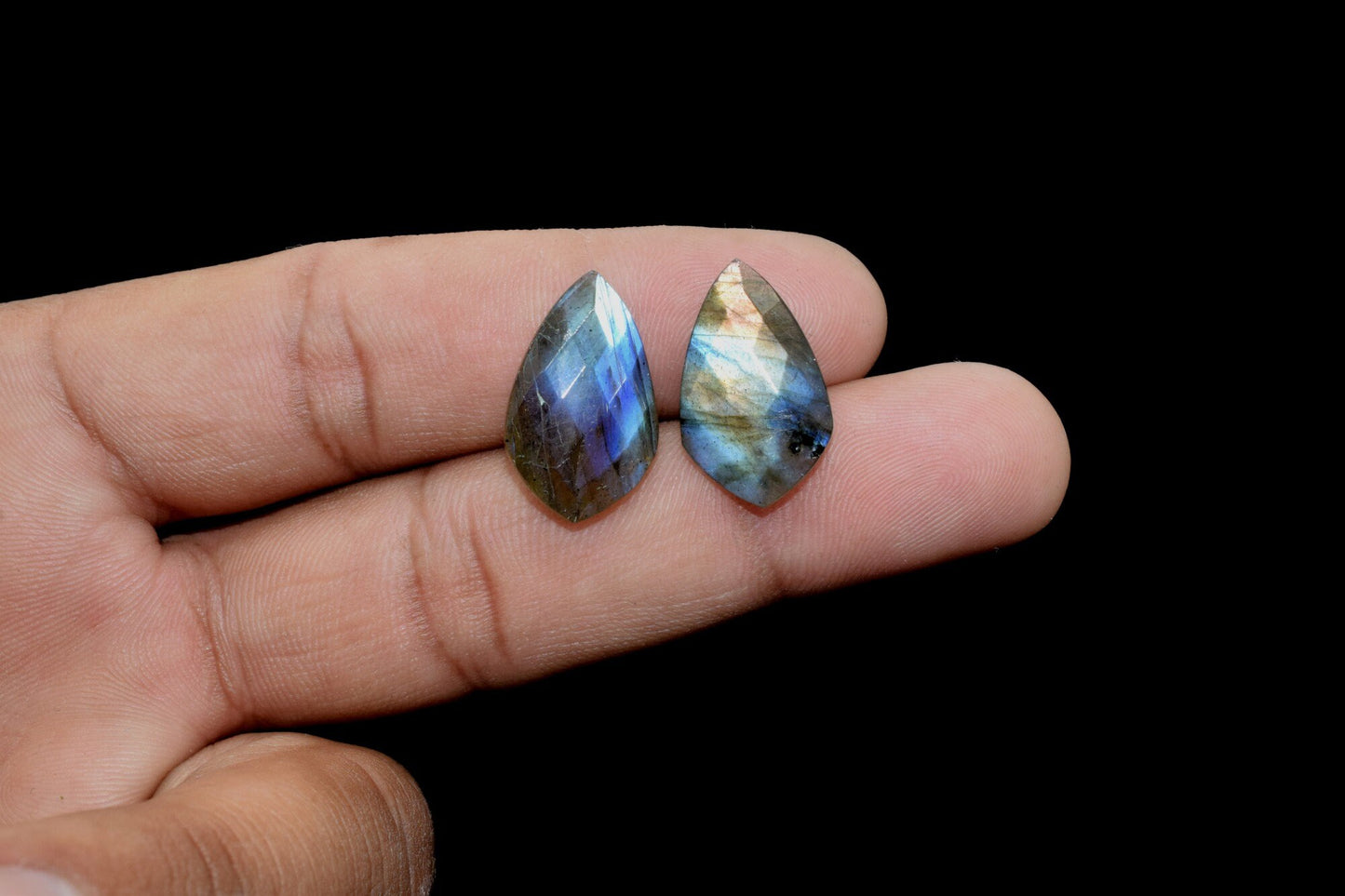 Labradorite Faceted Fancy Pear Shape Briolettes,12x20mm Fancy Pear Beads,Labradorite Fancy Beads,Labradorite Briolettes,Fancy Faceted beads