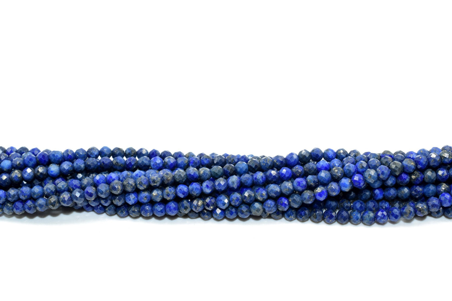 Lapis Lazuli Beads,3mm to 3.5mm faceted Beads,Dark Blue stone beads,Semi Precious Beads,Tiny Spacers beads,fine quality beads,Natural stone