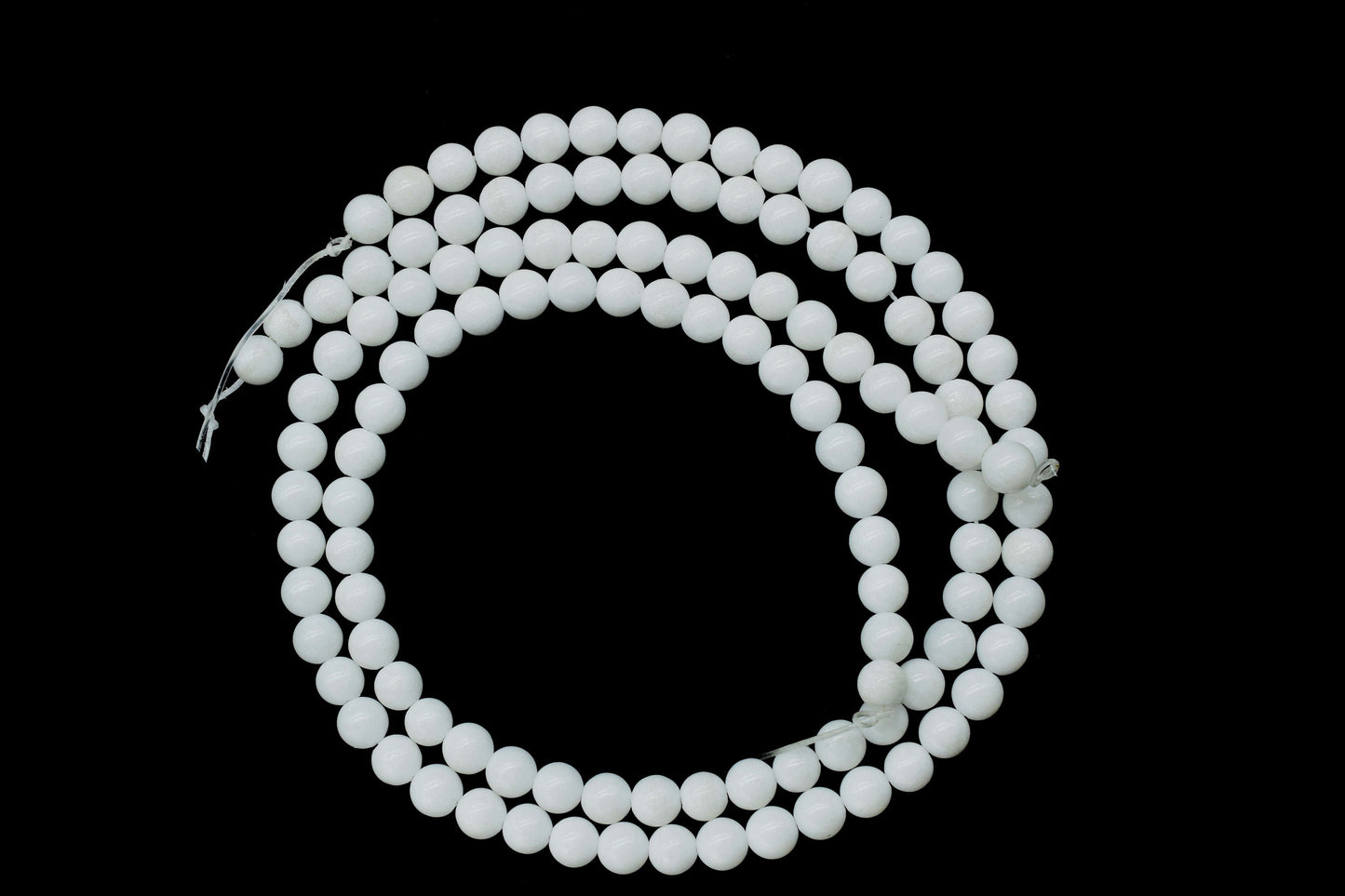 White Agate Smooth Beads,Handmade Jewelry,AAA Quality,White Agate Jewelry Making Craft,Gemstone Round Shape Bead,White Agate Strands Jewelry