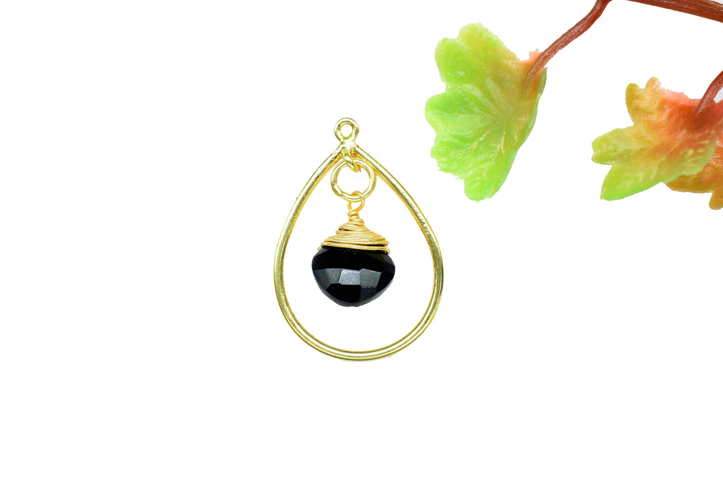 Components Wire Wrapped Connectors,Station Link Supply,Gemstone Beads Components,Pendant Jewelry,Finding Teardrop,Handmade Dangle Earrings