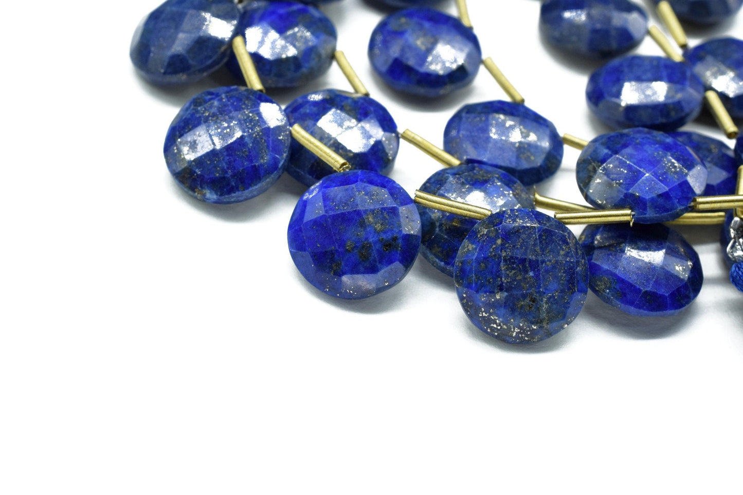 lapis Lazuli faceted Gemstgone 15mm Round Shape Briolettes,Lapis Lazuli Super Finest Quality beads Strand Jewelry,Lapis drilled Briolette