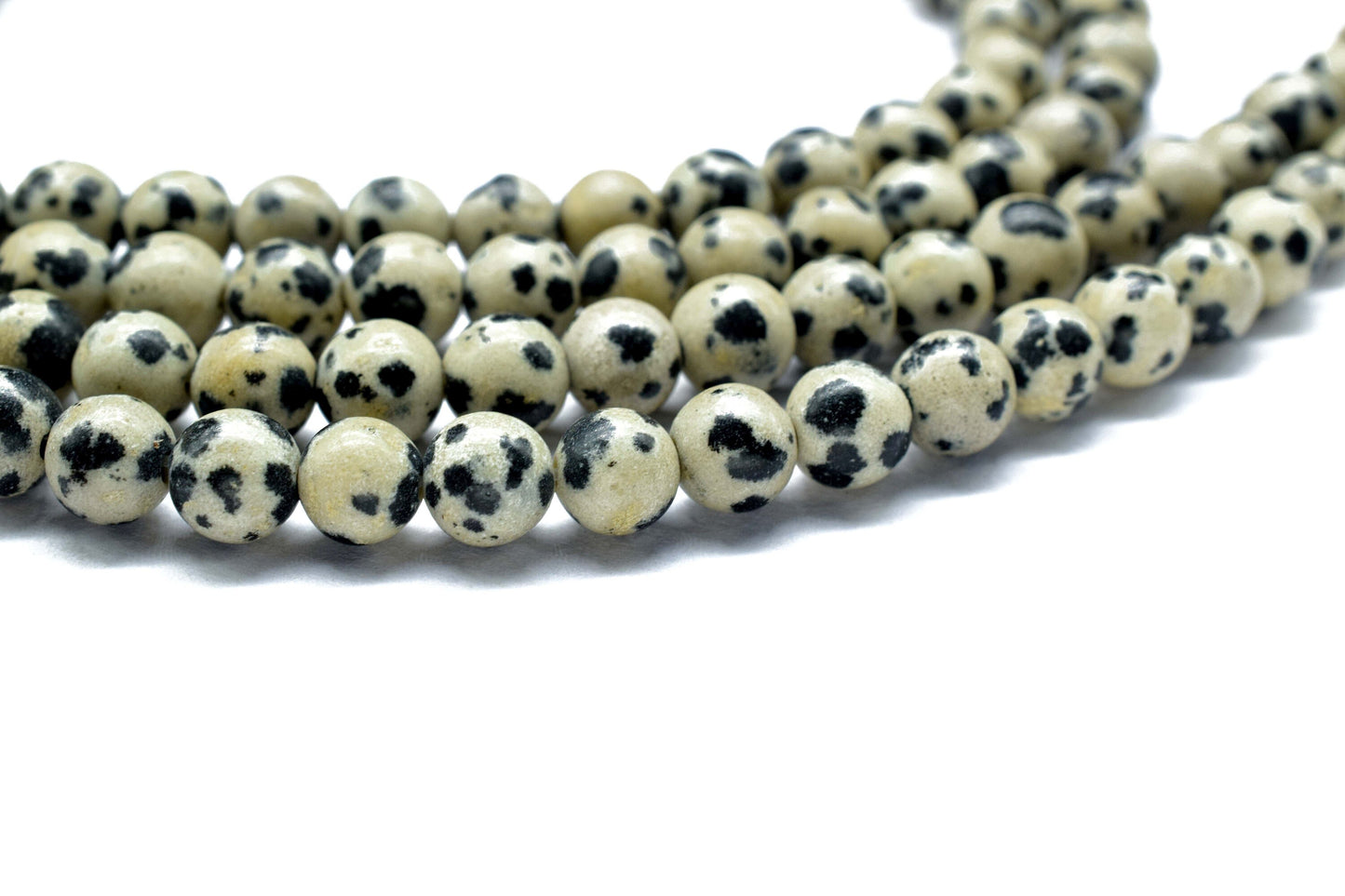 Dalmatian Jasper Smooth Beads,Dalmatian Jasper Gemstone Round Ball,6-7mm Round beads,Dalmatian Loose Beads,AAA Quality,Jewelry Making Crafts